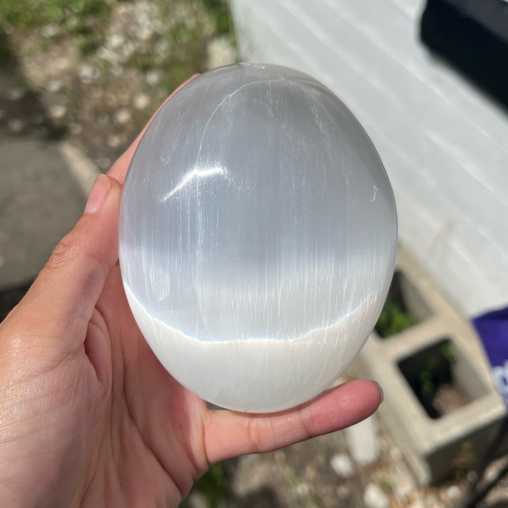 Selenite Oval